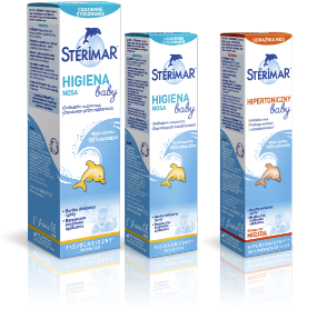Portfolio preparatów Sterimar – do codziennej higieny i do udrażniania nosa